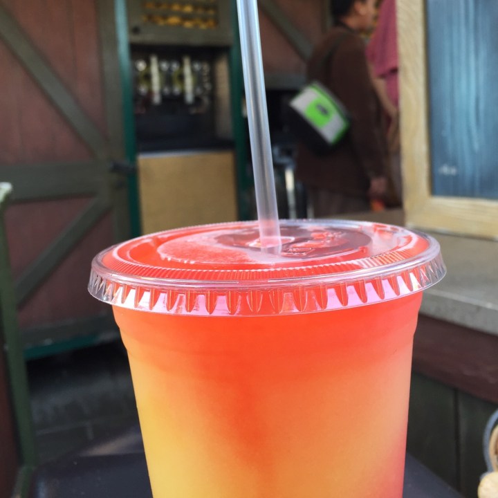 The frozen lemonade from Frontierland - a wonderfully sweet drink