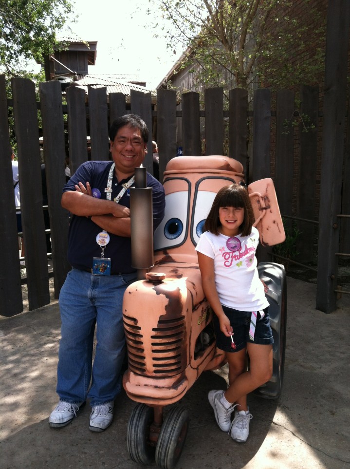 Me and Emma at Cars Land