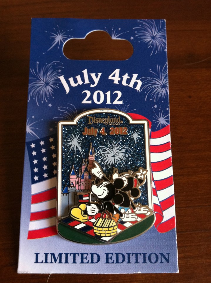 Special limited edition pins from Disneyland - usually there are different ones celebrating the holidays