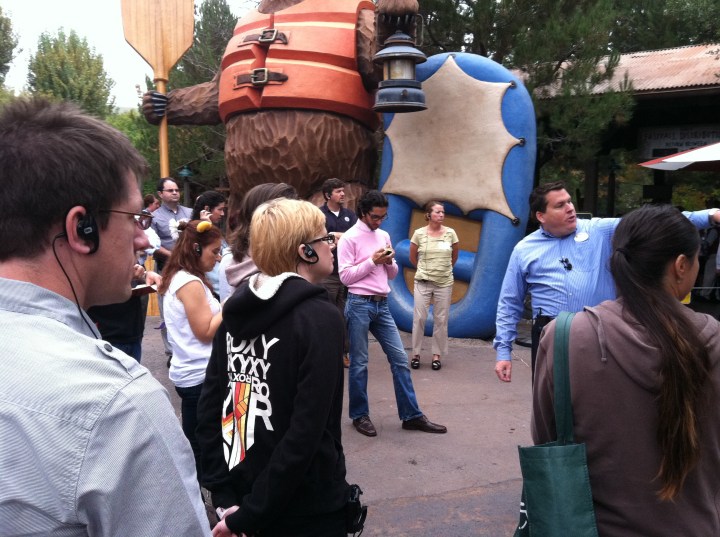 Our group learning about Grizzly River Rapids