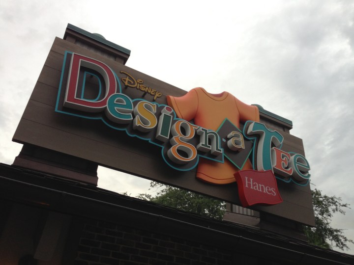 Design-A-Tee shop at Downtown Disney Marketplace