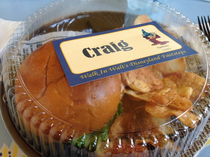 My personalized tuna sandwich lunch