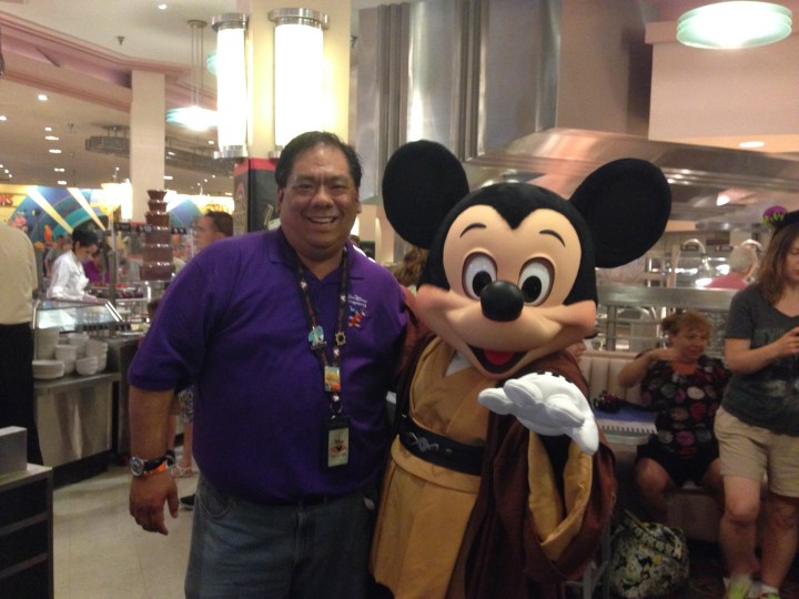 Me and the star of the dinner!