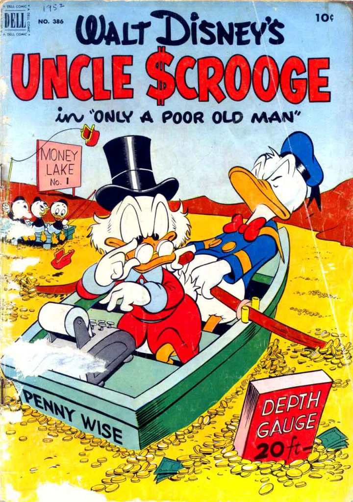 One of Carl Barks' Uncle Scrooge covers