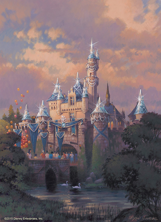 Artist rendering of Sleeping Beauty Castle with the Diamond treatment