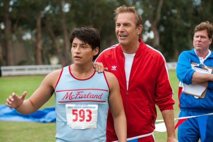 Kevin Costner playing Jim White in McFarland USA