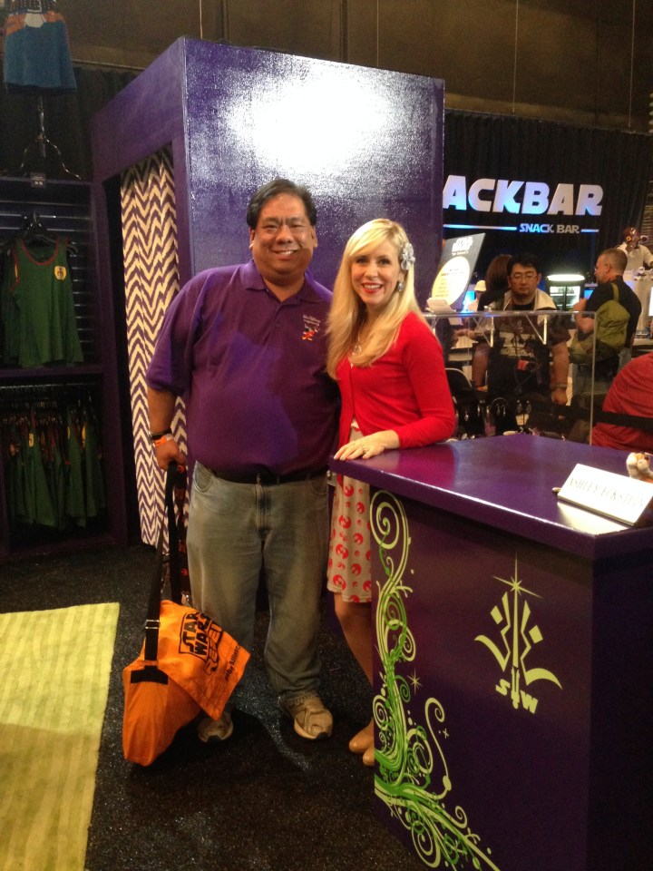 Meeting Ashley Eckstein, voice of Ahsoka Tano, at Star Wars Weekends