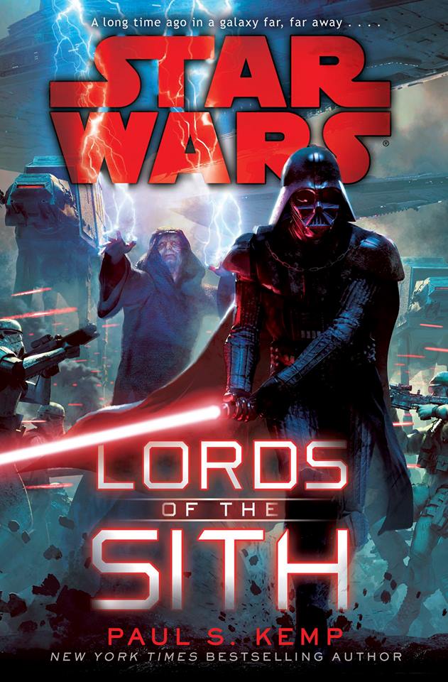 Cover to the newest Star Wars book, Lords of the Sith