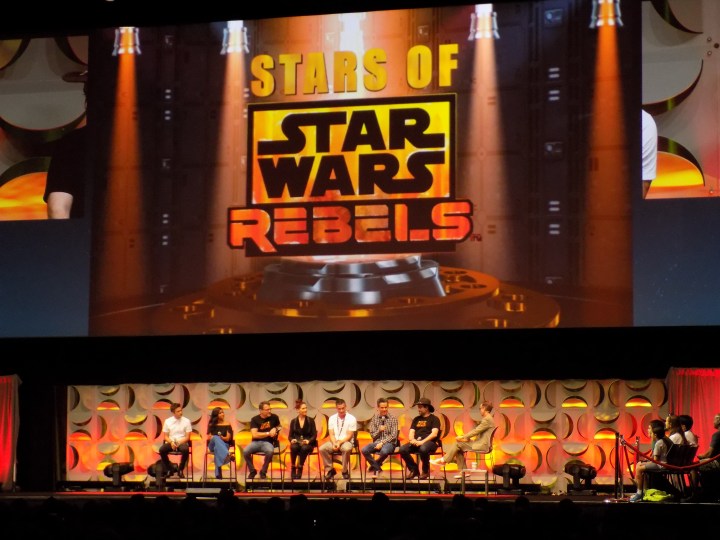 Stars of Star Wars Rebels panel