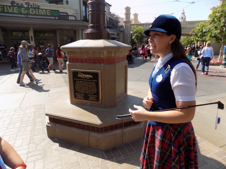 Beginning the tour at Buena Vista Street