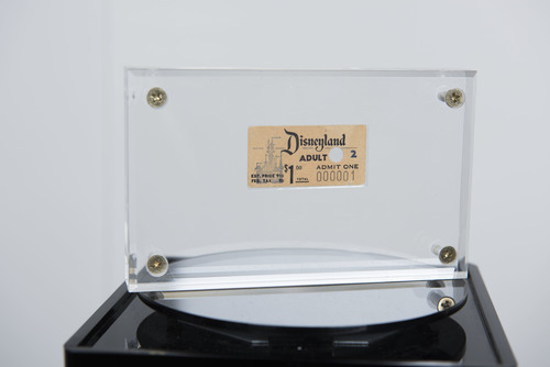 Disneyland number 1 ticket to be shown as part of Walt Disney Archives' Disneyland: The Exhibit