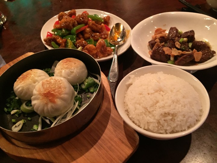 Plaza Inn offers an authentic Chinese dining experience with great dishes (my daughter suggested arranging the dim sum in the shape of Mickey's head)