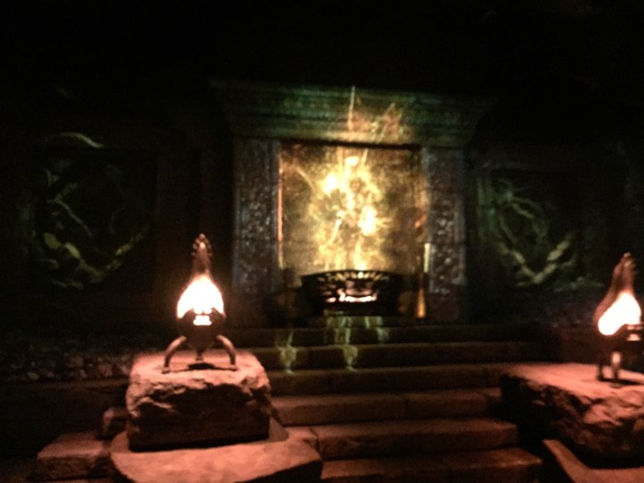 The temple begins to transform before your very eyes!