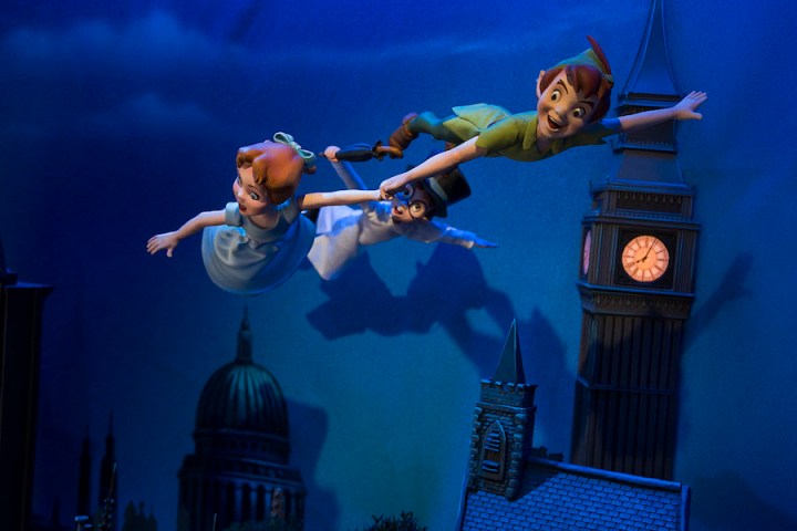 MAIN STREET, U.S.A WINDOWS PIXIE DUSTED WITH NEW SCENES (ANAHEIM, Calif.) – The scenes in the windows of Main Street, U.S.A. in Disneyland park have been updated to feature dazzling new displays of classic Disney films, including "Peter Pan" and "Cinderella." The windows now feature two scenes, transforming every few minutes to reveal more of the beloved stories. (Paul Hiffmeyer/Disneyland Resort)