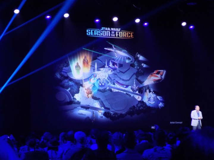 Seasons of the Force will include a Space Mountain overlay called Hyperspace Mountain