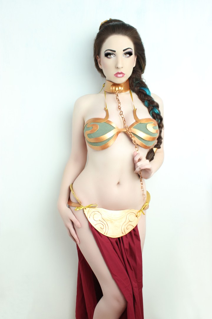 Ivy dressed as Princess Leia from Return of the Jedi