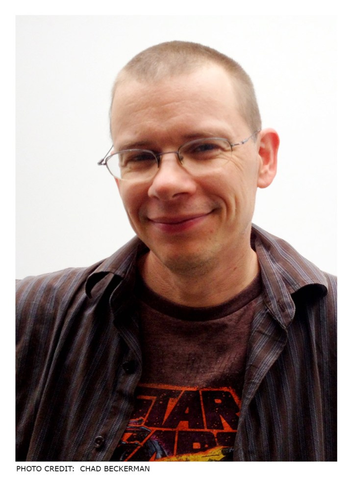 Tom Angleberger, prolific author of many books including the Origami Yoda series