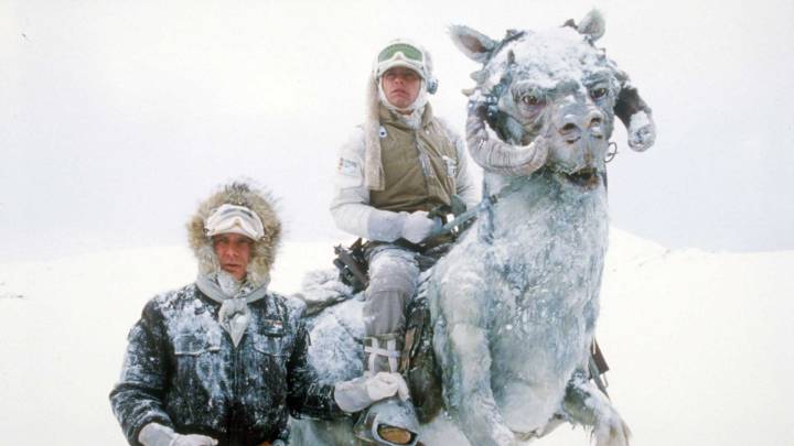 Luke and Han on the ice planet Hoth