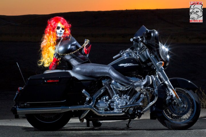 Holly as Ghost Rider (photo by Lucky Monkey Photo)