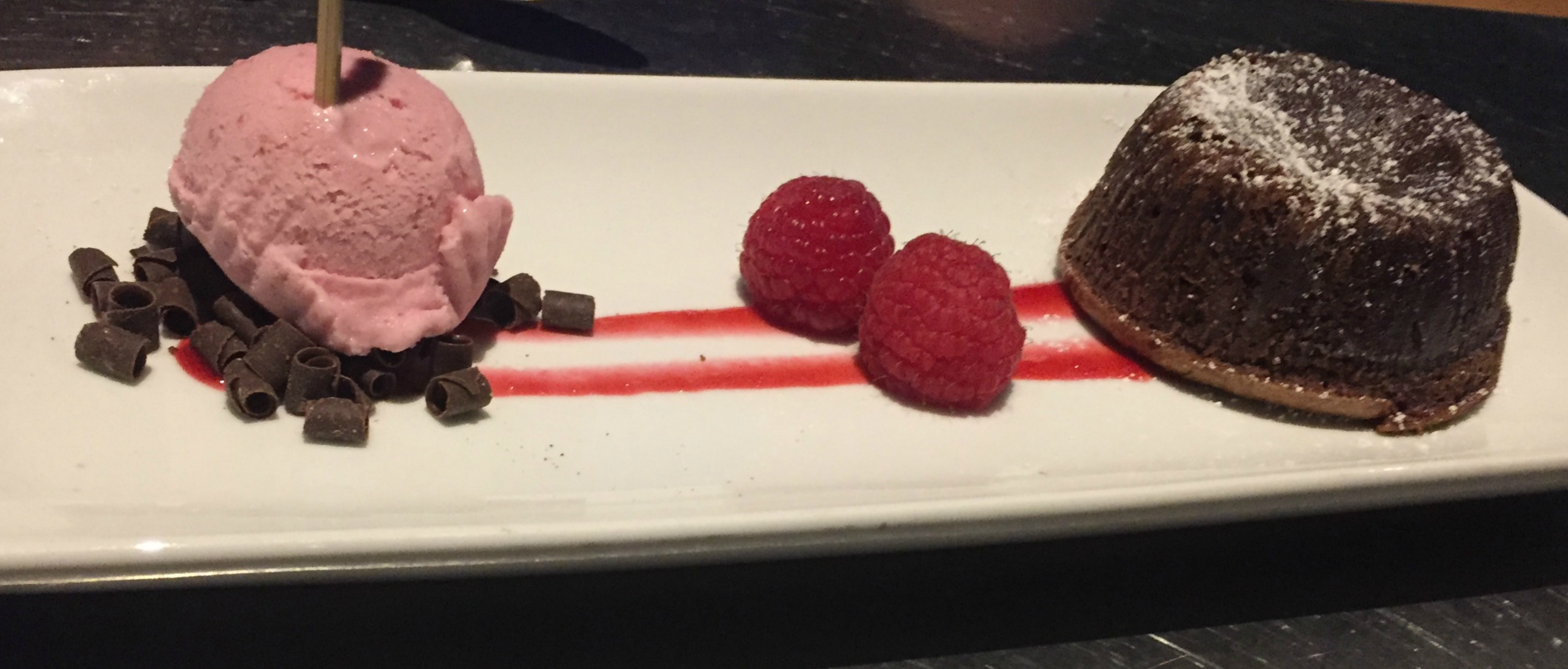 The best. My favorite part of the meal, and it was a great way to go. And gluten-free.