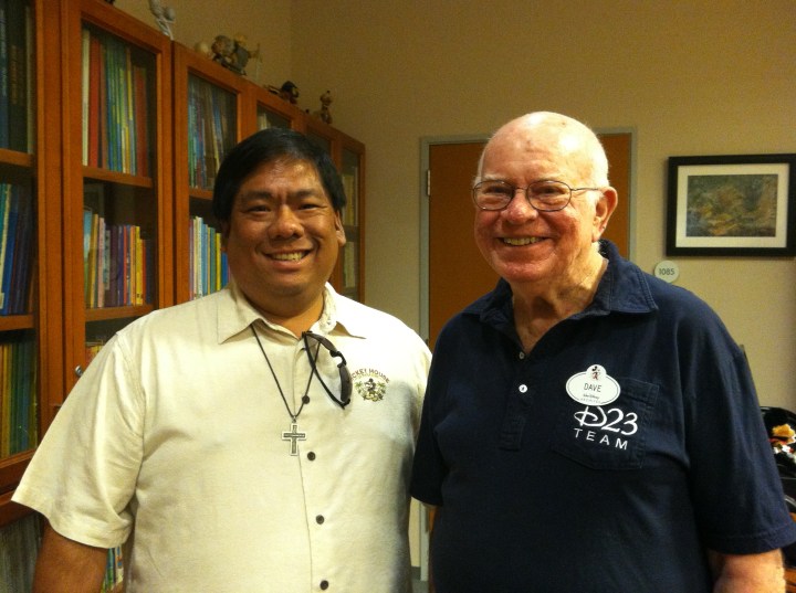 One of the highlights of our studio tour was meeting Dave Smith, renowned archivist