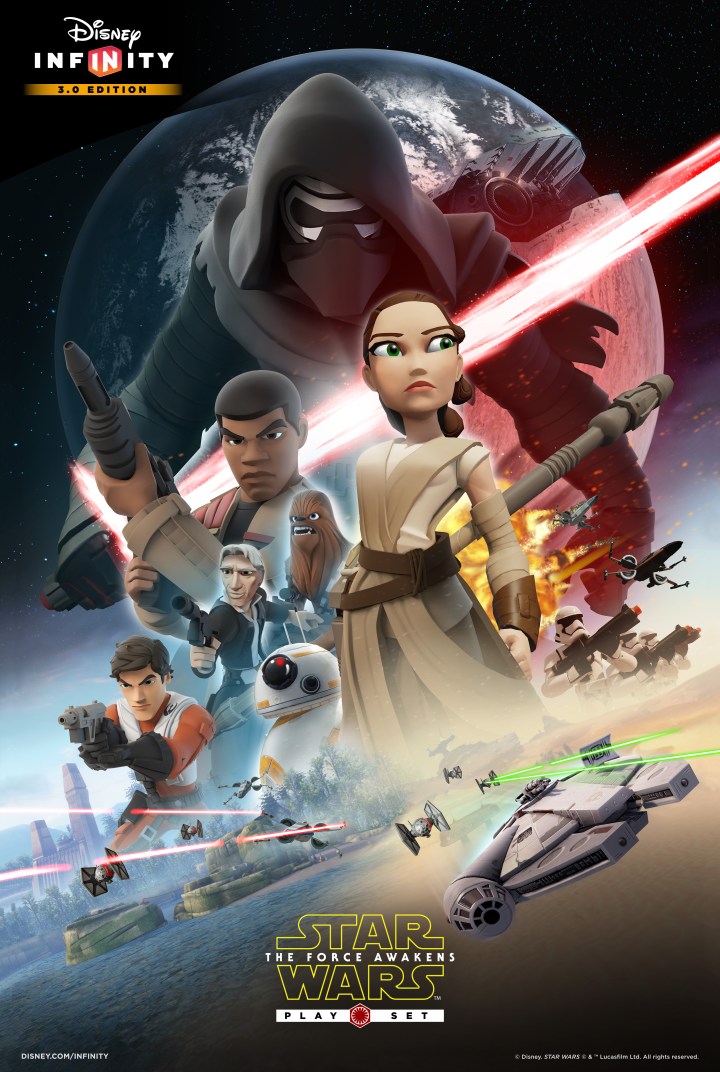 Promotional poster for The Force Awakens playset