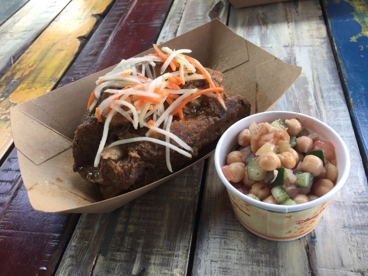 The giant Karubi ribs we ate for lunch were much bigger than we expected