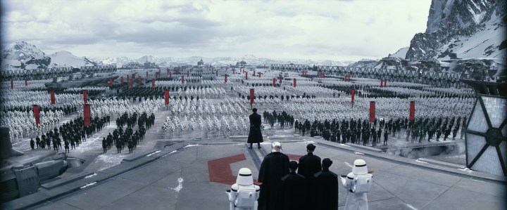 The First Order shows off their might on Starkiller Base