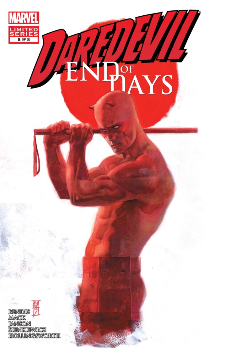 Bendis and an assortment of DD artists bring an homage to every classic Daredevil character as they reveal Matt's life as it comes to an end