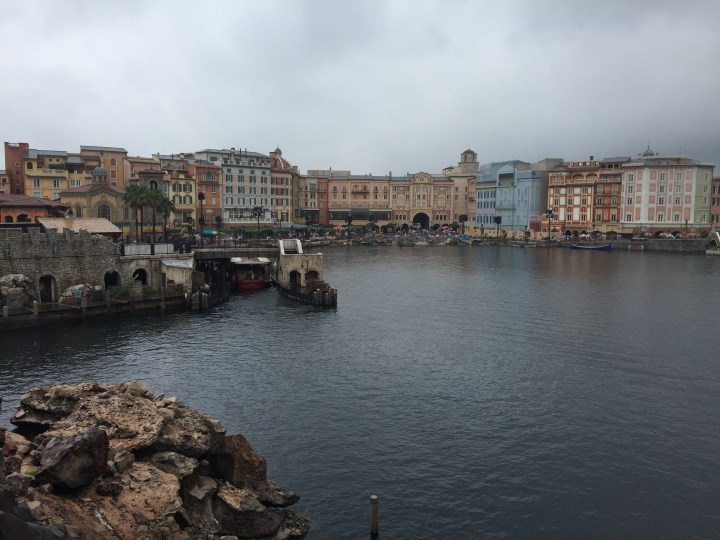 The Hotel Mira Costa as seen from the inside of the DisneySea