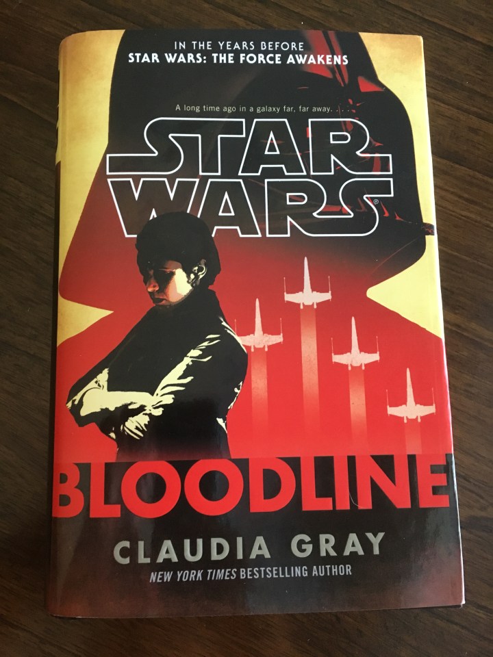 Del Rey's newest book in the Star Wars saga - Bloodline written by Claudia Gray