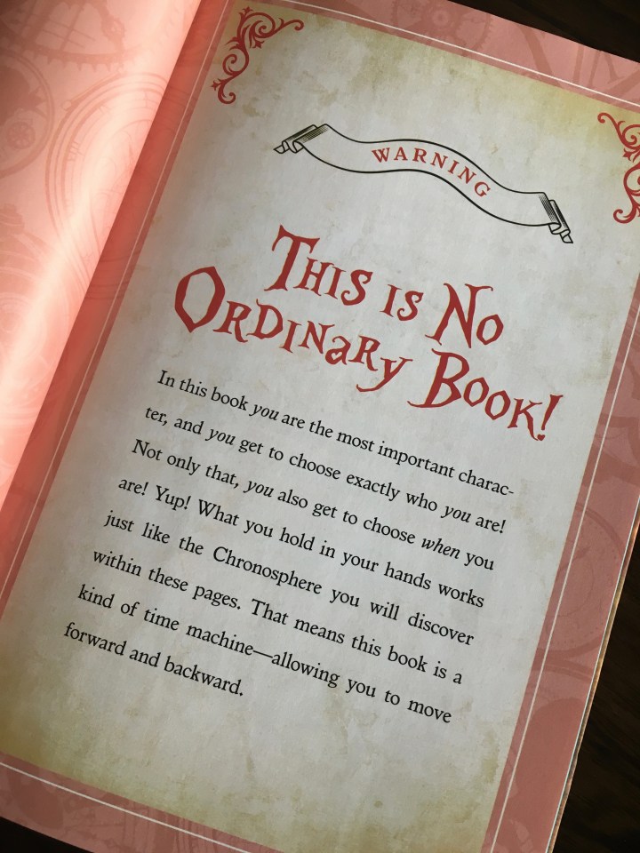 From the first page of A Matter of Time, you know this is a different book