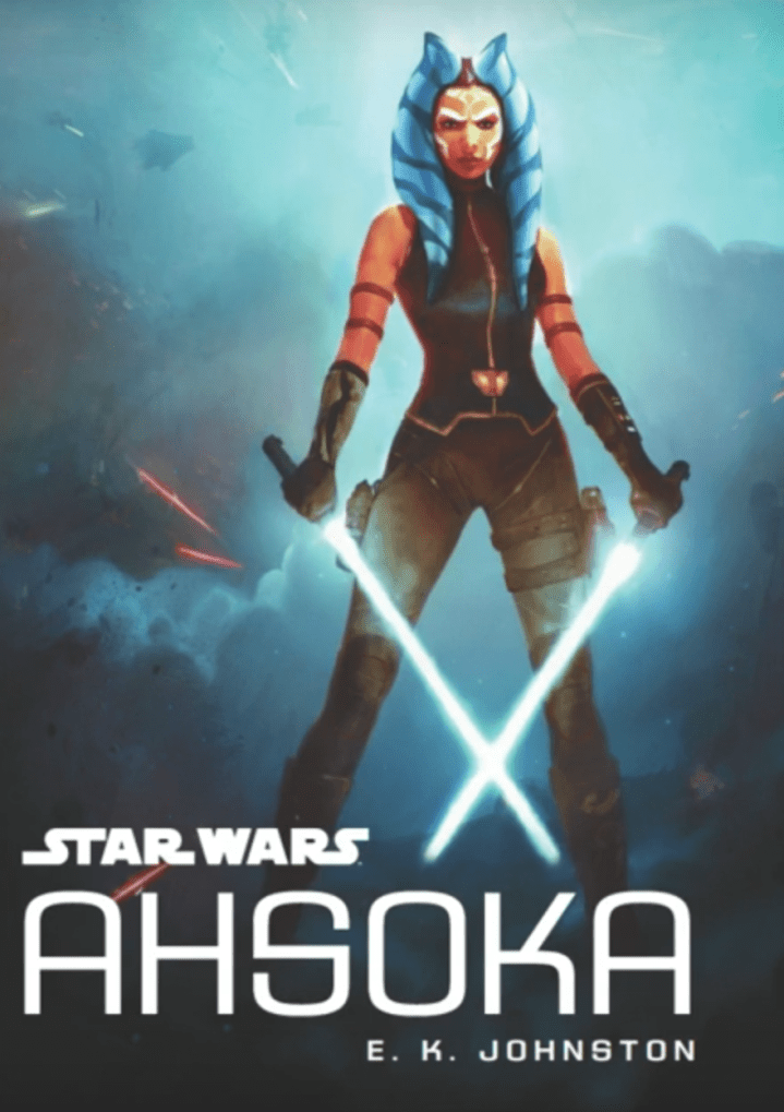 Book cover of the new Star Wars Ahsoka novel coming out in October
