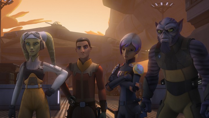 The crew of the Ghost minus Kanan