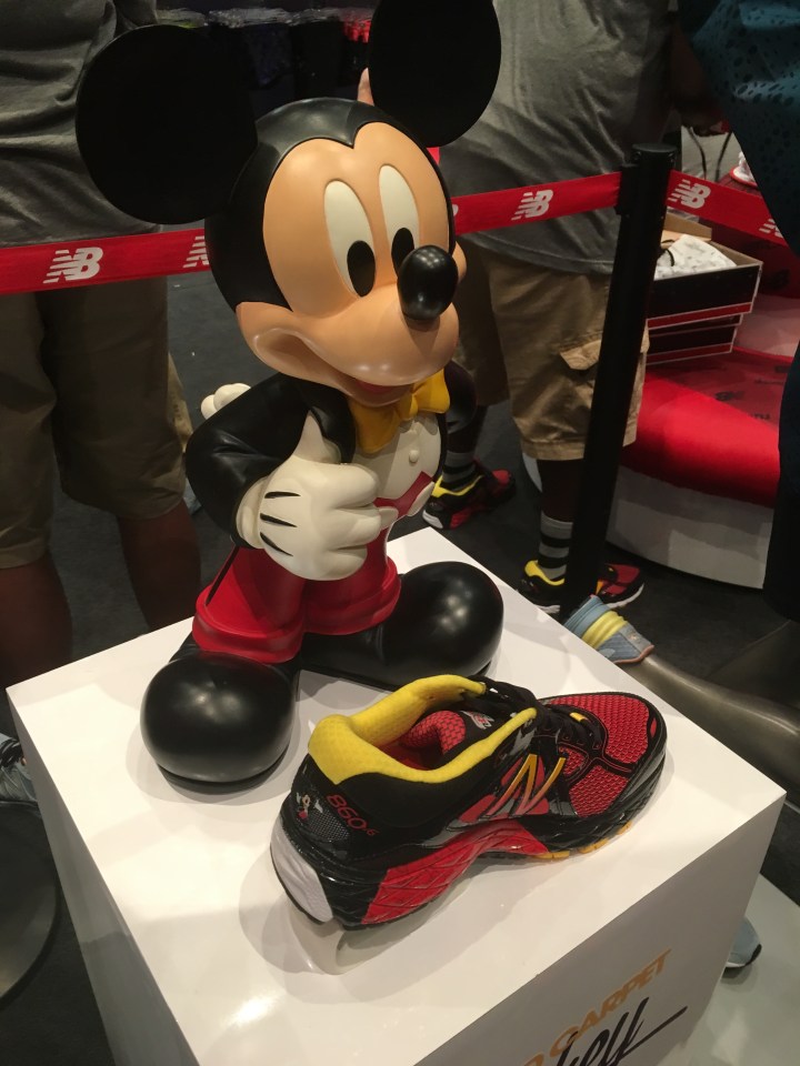 My awesome New Balance Mickey shoes!