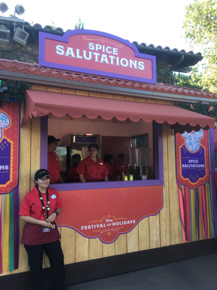 One of the many food stands scattered throughout Disney California Adventure