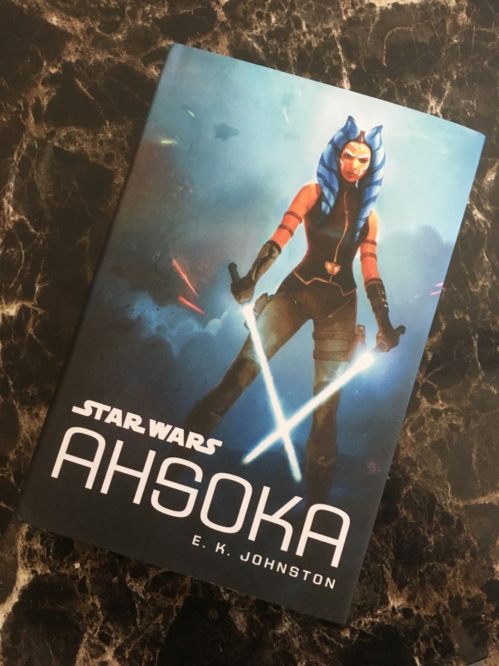 The cover of Ahsoka by E.K. Johnston