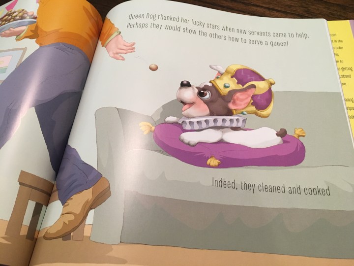 Queen Dog loves her treats!