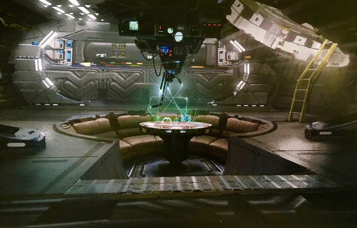 Originally, the early versions of the hero ship (the U-Wing) were more Millennium Falcon like