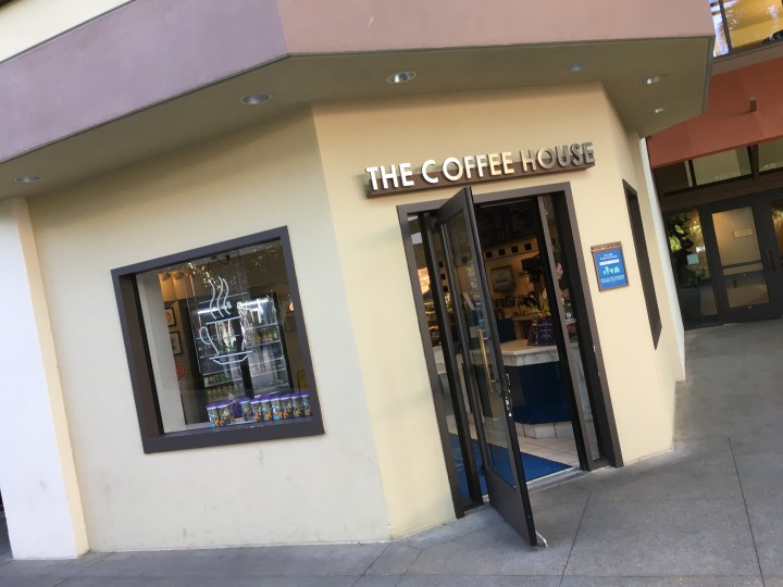 The exterior of The Coffee House located next to Goofy's Kitchen