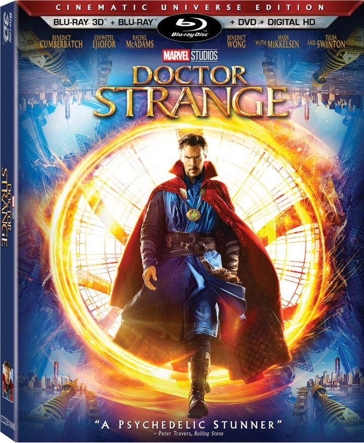The BluRay cover for Doctor Strange coming out 2/28 and already released digitally