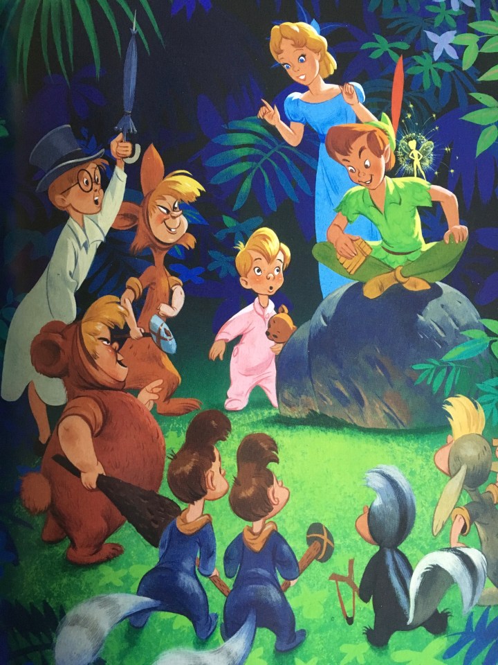 Even Disney Legend John Hench contributed to the history of Disney Golden Books with his rendition of Peter Pan